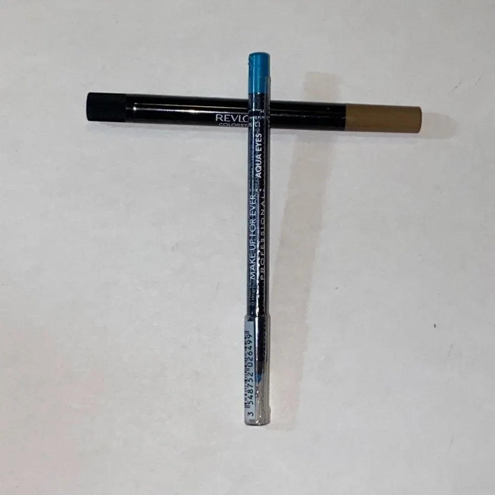 Make Up For Ever Aqua Eyes Eyeliner And Revlon Colorstay Waterproof Eyebro New